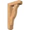 Ekena Millwork Funston Craftsman Smooth Bracket w/ Offset Brace, Western Red Cedar, 5 1/2"W x 18"D x 30"H BKT0604X18X30FST04SWR - alternate 1